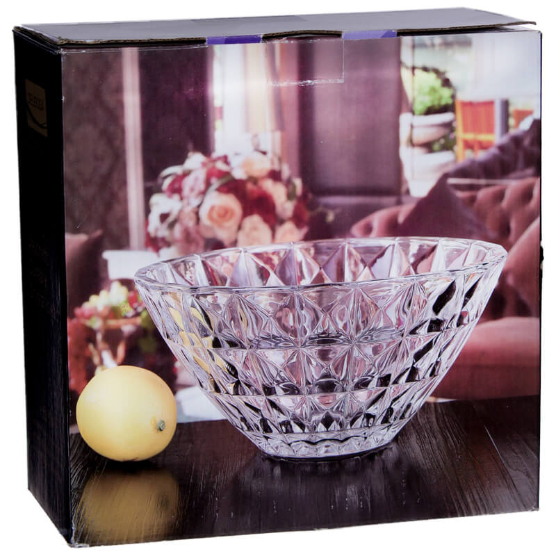 DIAMOND BOWL 14 H X 28CM D - Image 2