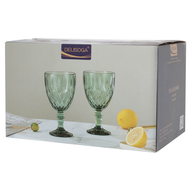 CONCERTO GREEN WINE GLASS 340ML - Image 2