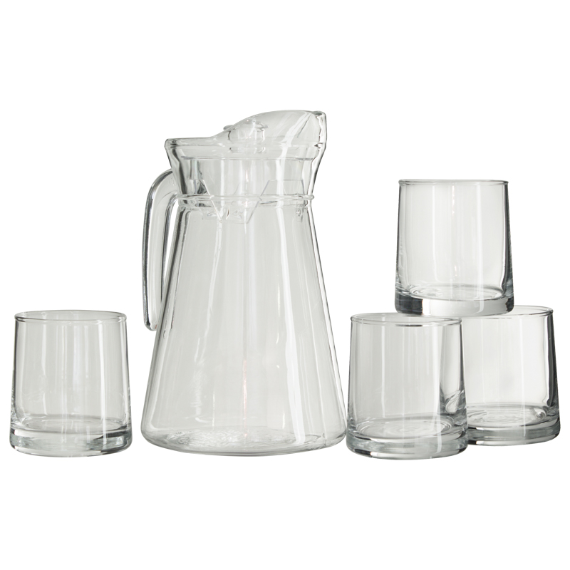 WATER SET JUG & GLASSES SET/5