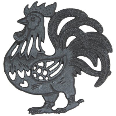 ROOSTER TRIVET 20X21CM