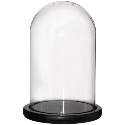 MAYA DOME WITH BLACK BASE 20X15CM