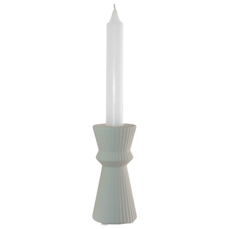 CREAM CANDLE HOLDER 13CM - Image 2