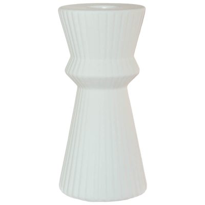 CREAM CANDLE HOLDER 13CM