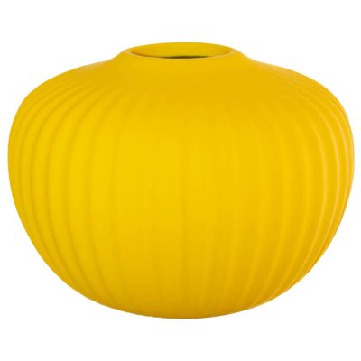 YELLOW MINI VASE 15X11CM