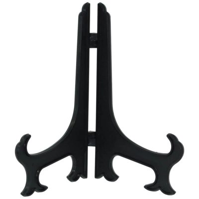 BLACK PLATE STAND 22CM