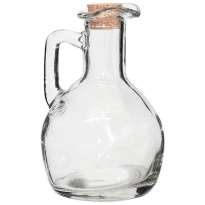 OIL/VINEGAR BOTTLE & CORK 13cm 150ml