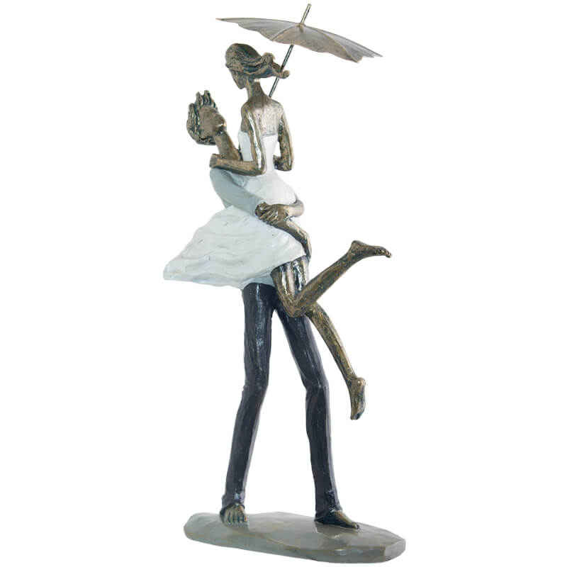LOVERS WITH UMBRELLA 36CM - Image 3