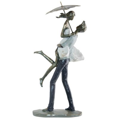 LOVERS WITH UMBRELLA 36CM