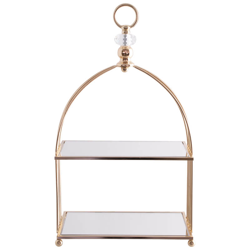 DISPLAY STAND 2 TIER 48X26CM