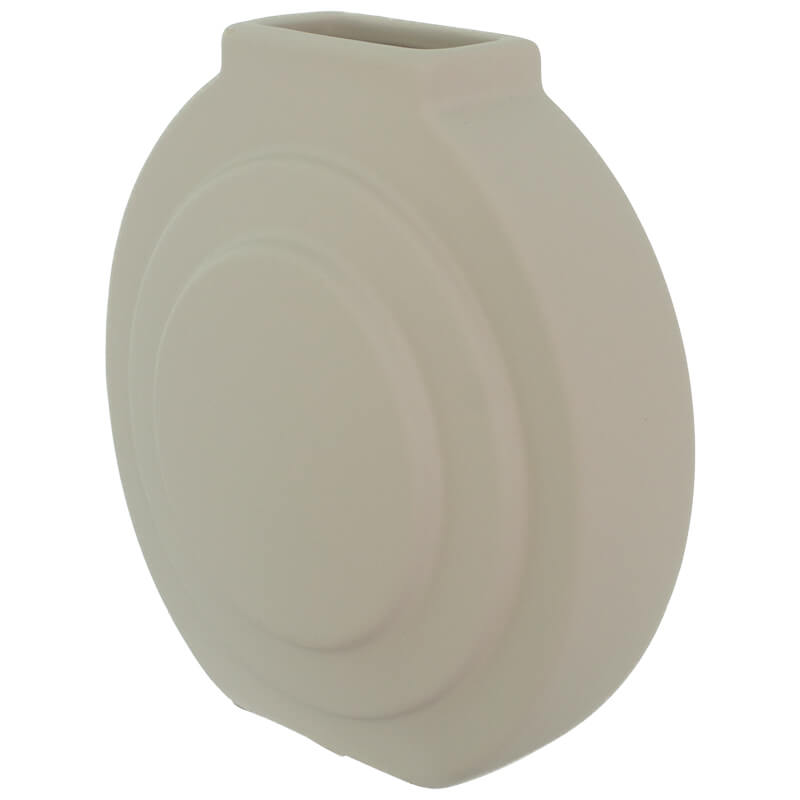 EMPIRE ROUND IVORY LACE VASE 15CM - Image 2