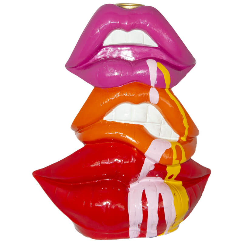 LIPS CANDLE HOLDER 20CM
