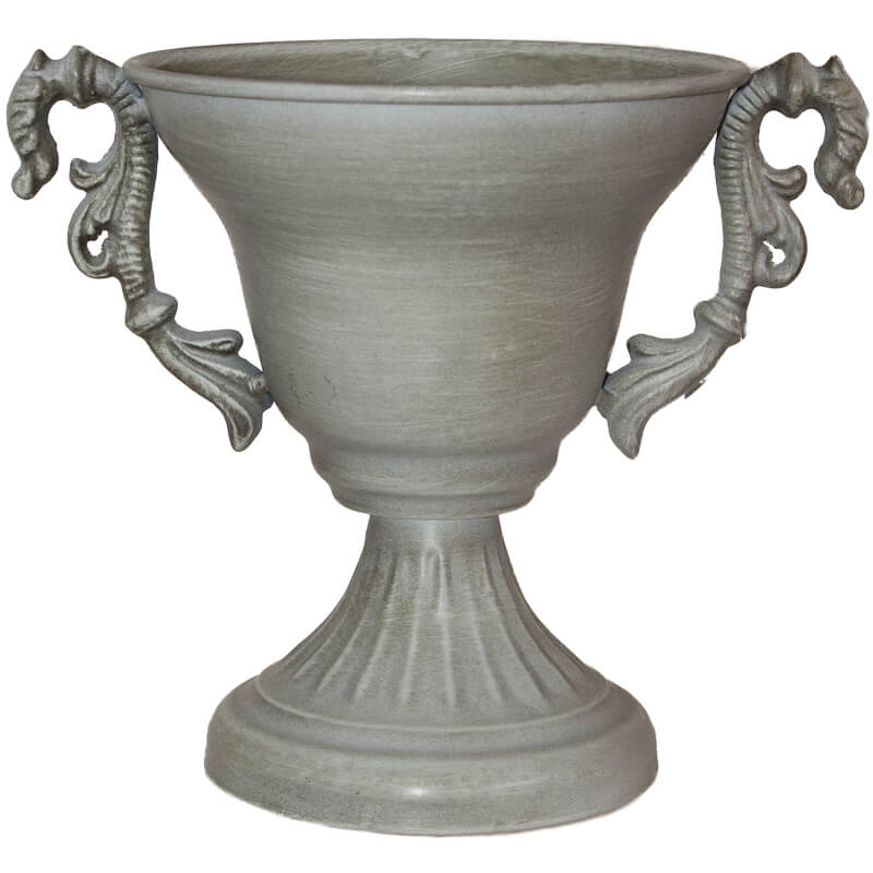 ANTEGO WHITE WASH POT 17X20CM
