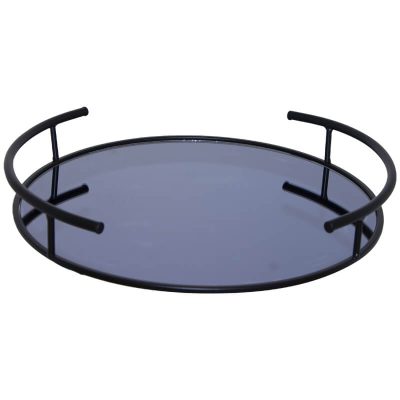 BLACK SMOKE DISPLAY TRAY 36CM