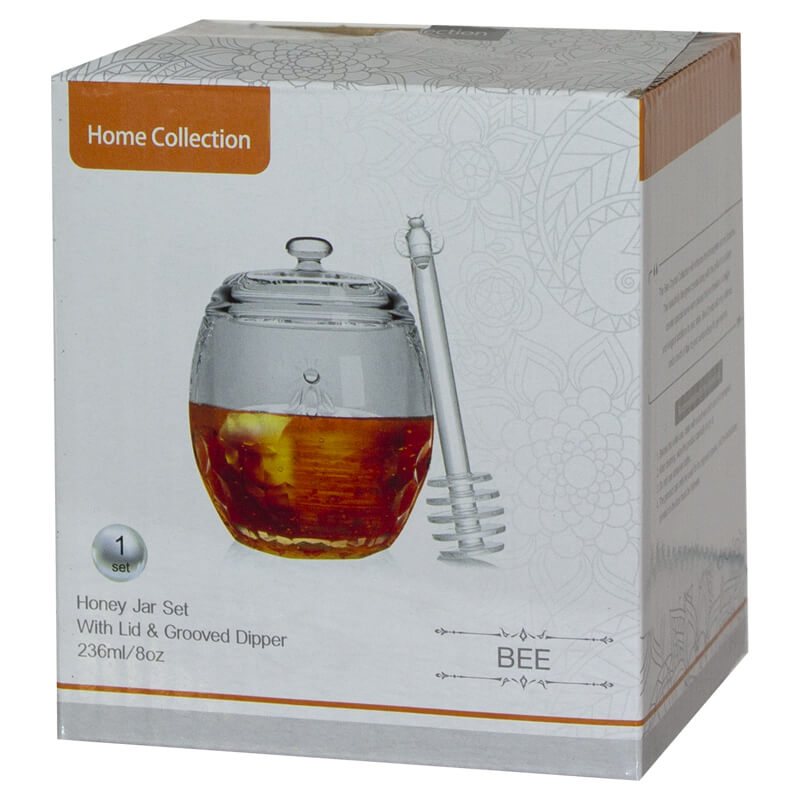 HONEY POT WITH LID 220ML - Image 2
