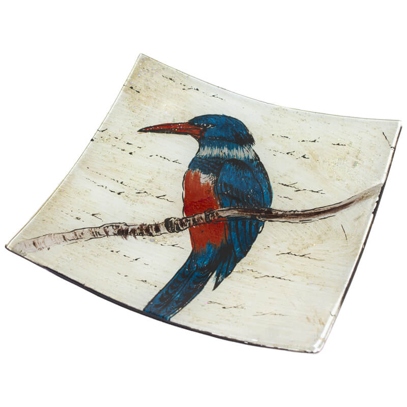 KINGFISHER SQ PLATTER 19X19CM - Image 2
