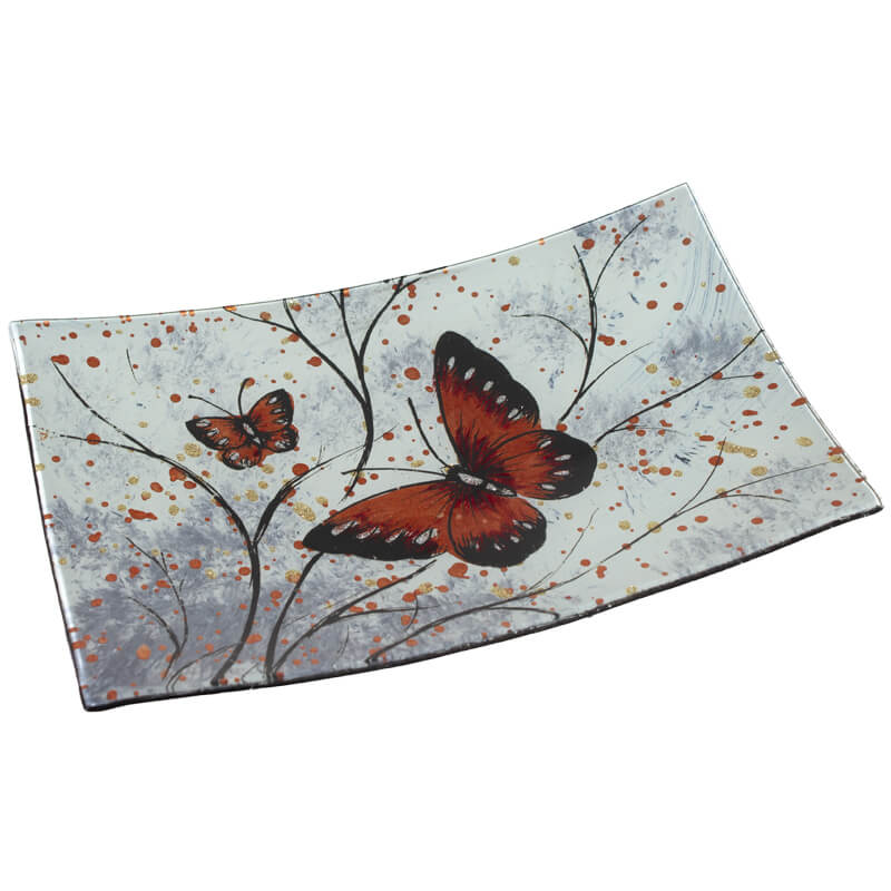 BUTTERFLY RECT PLATE 23X15C - Image 2