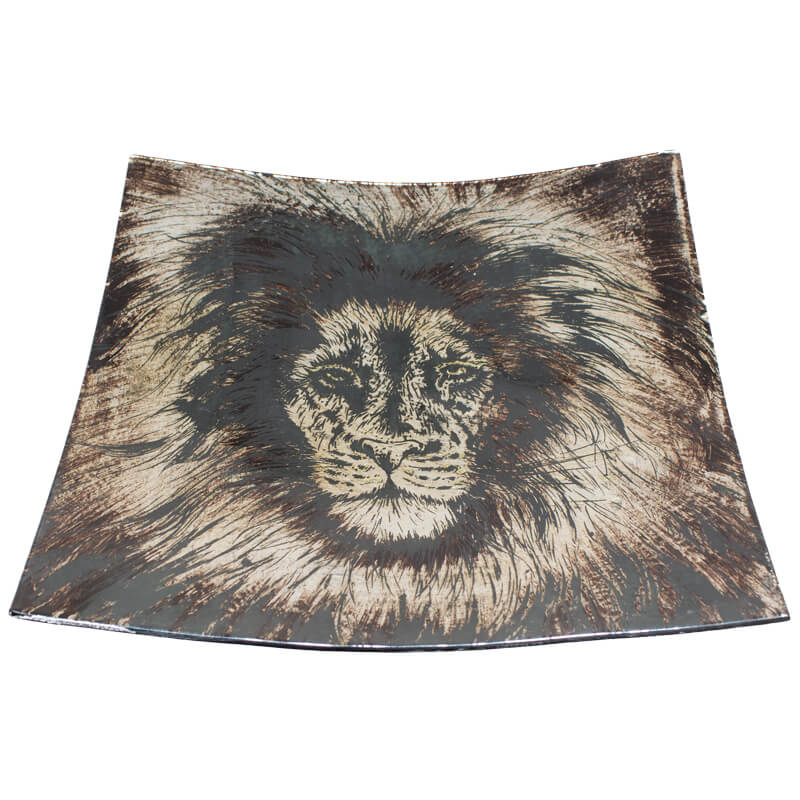 LION SQ PLATE 29X29CM - Image 2