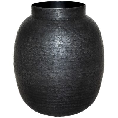 MAU MEDIUM VASE BLACK 35CM