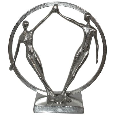 DANCING COUPLE IN RING 33X11X31CM