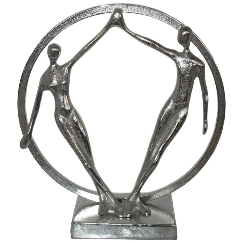 DANCING COUPLE IN RING 33X11X31CM