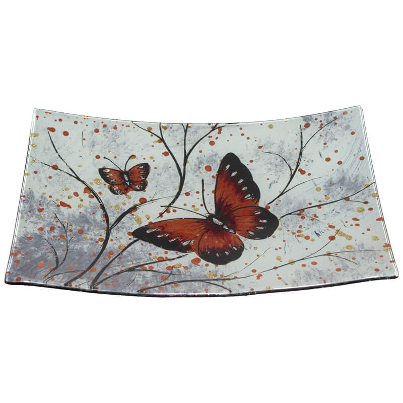 BUTTERFLY RECT PLATE 23X15C - Image 3