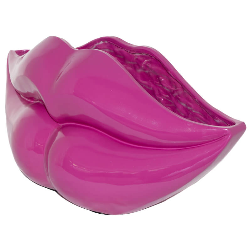 PINK LIPS VASE 58X26X28CM - Image 3
