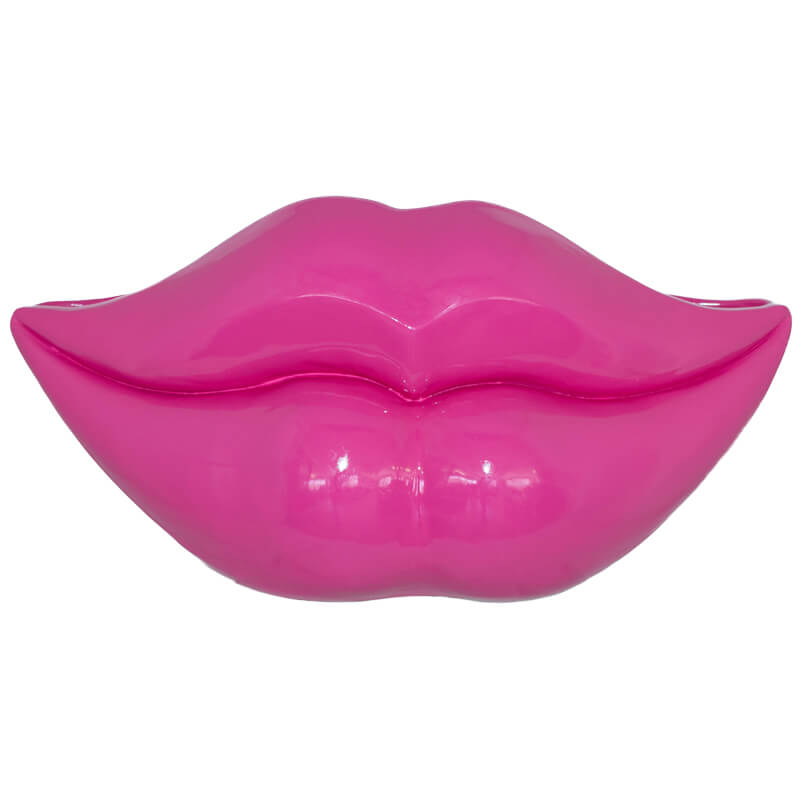 PINK LIPS VASE 58X26X28CM