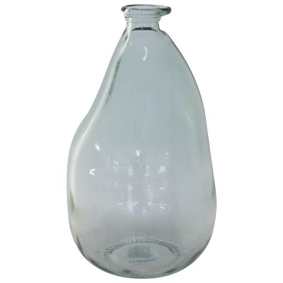RECYCLED GLASS VASE 36CM