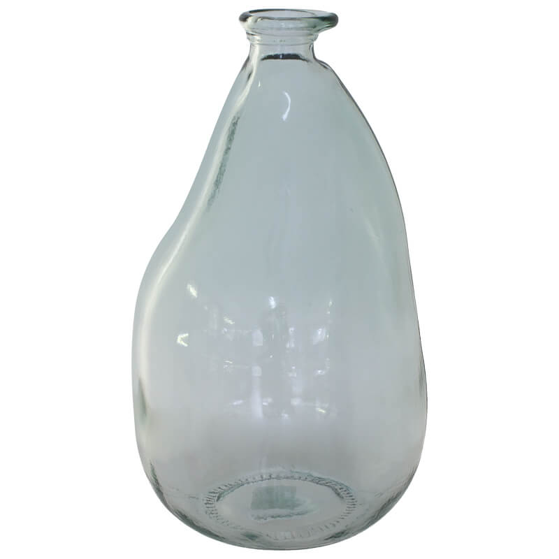 RECYCLED GLASS VASE 36CM