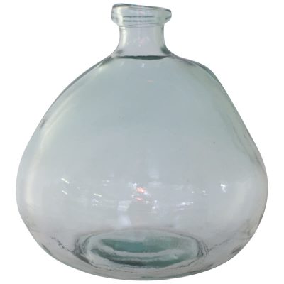 RECYCLED GLASS VASE 23CM