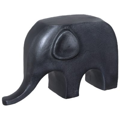 DECO ELEPHANT GREY 20X12CM