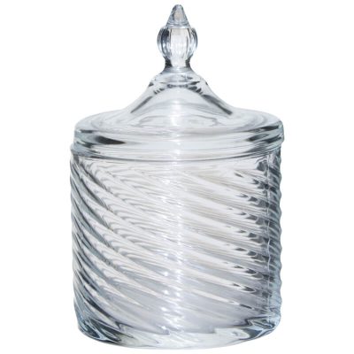 SWIRL TRINKET BOX 10X16CM