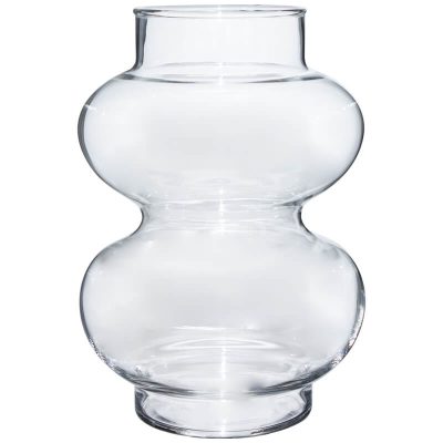 DOUBLE BALL VASE 19X14CM