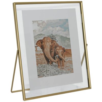 SCANDI PHOTO FRAME GOLD 30X25CM (8X10)