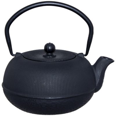 VERTI CAST IRON BLACK TEA POT 700