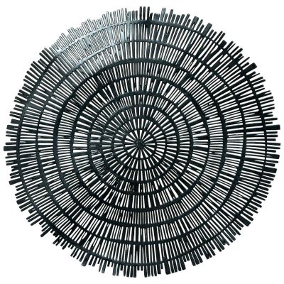 ORBIT BLACK PLACEMAT 38CM