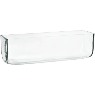 RECTANGULAR TANK VASE 10X35CM