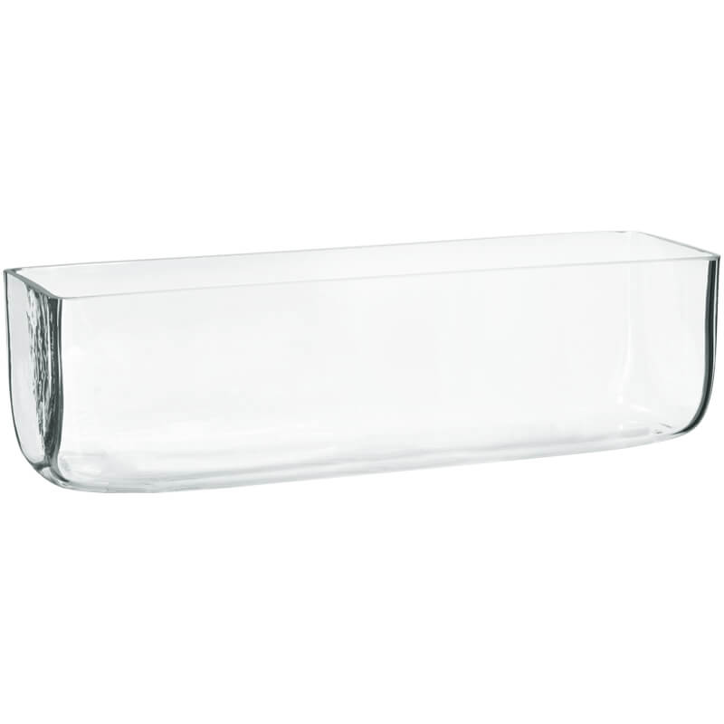 RECTANGULAR TANK VASE 10X35CM