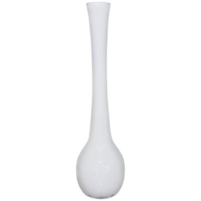 TALL WHITE VASE 40CM