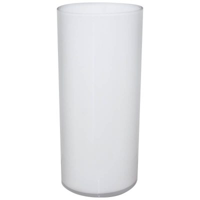 WHITE CYLINDER VASE 40CM