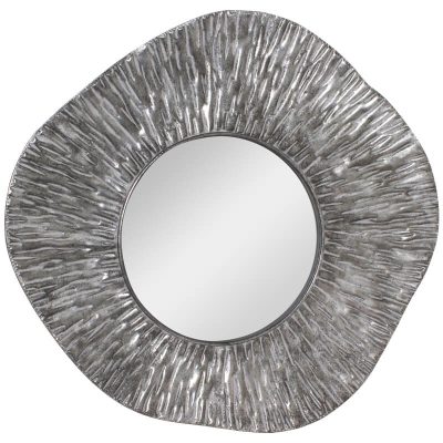 VOLCANIC METAL MIRROR 80CM ANT.SI