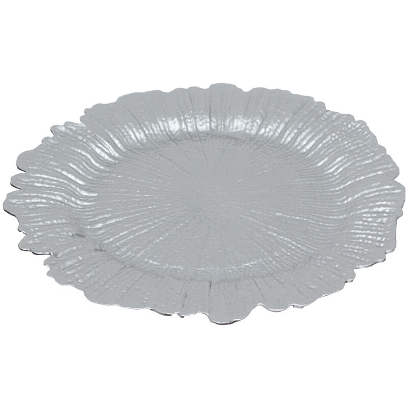 SPLASH MATT SILVER UNDERPLATE 33CM - Image 2