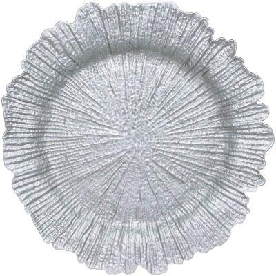 SPLASH MATT SILVER UNDERPLATE 33CM