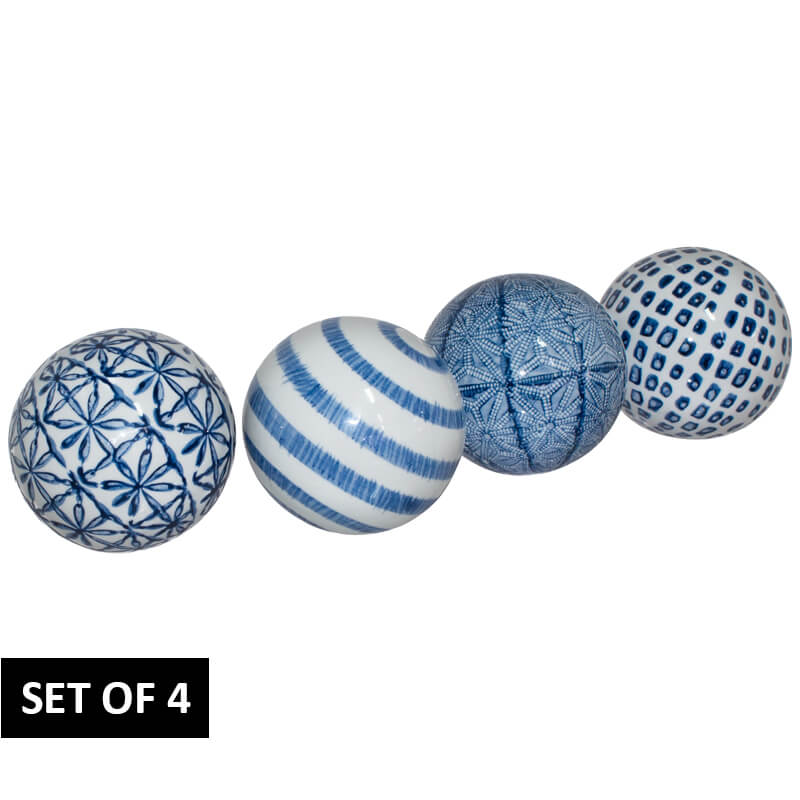 NEWPORT DECOR BALL 10CM SET/4