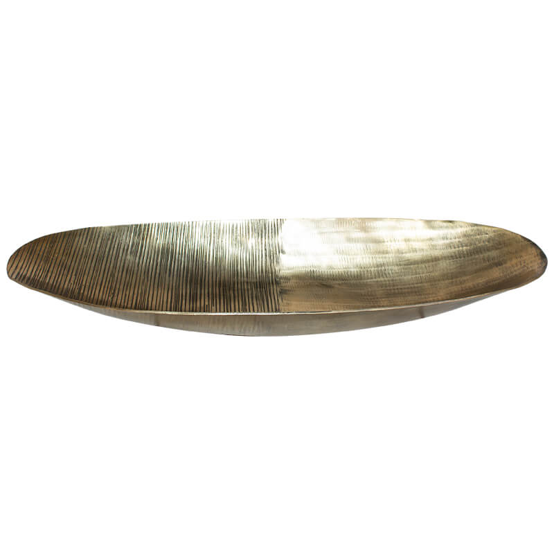 ALU CHISEL LONG BOAT BOWL 49X17CM - Image 2