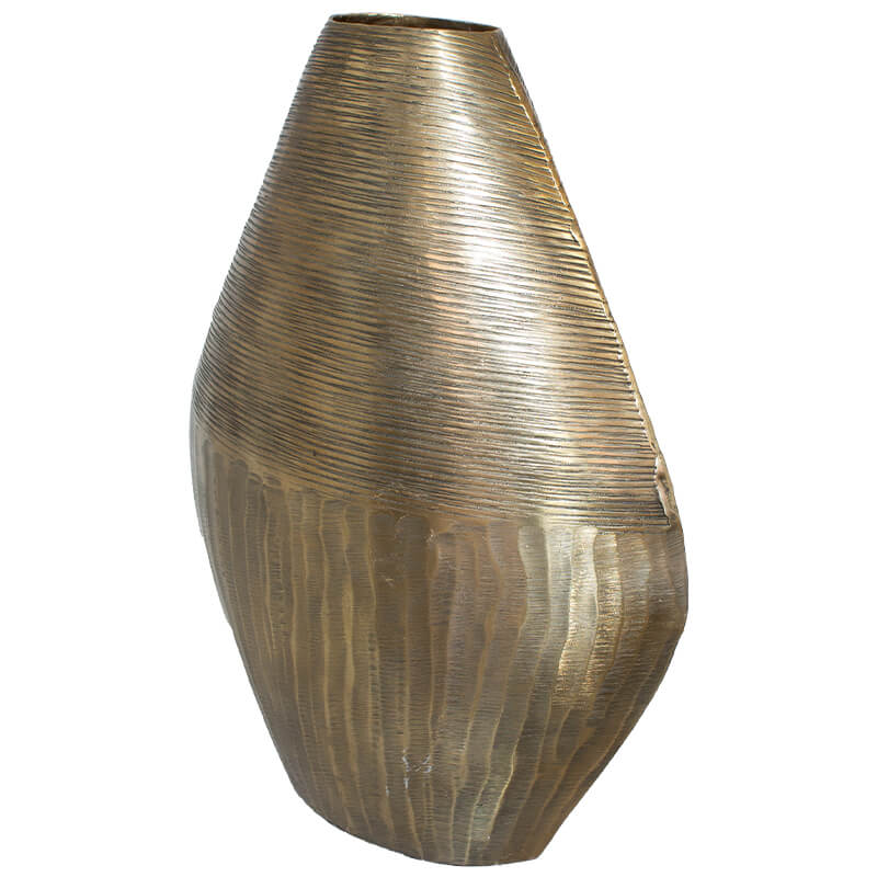 ALU CHISEL FAT COMPRESSED VASE 42 - Image 2
