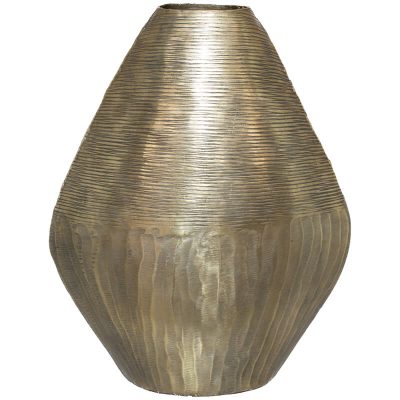 ALU CHISEL FAT COMPRESSED VASE 42