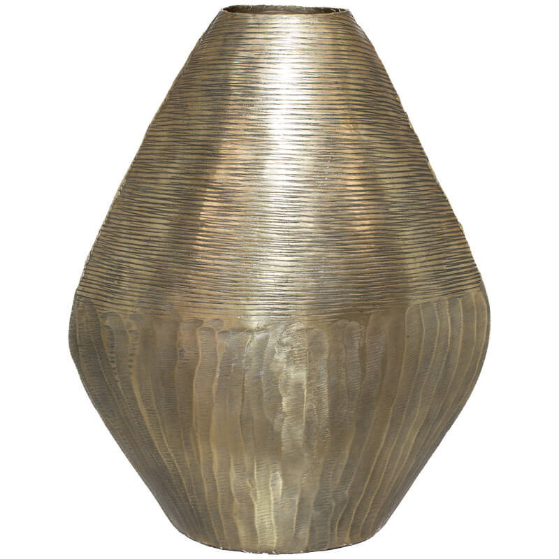 ALU CHISEL FAT COMPRESSED VASE 42