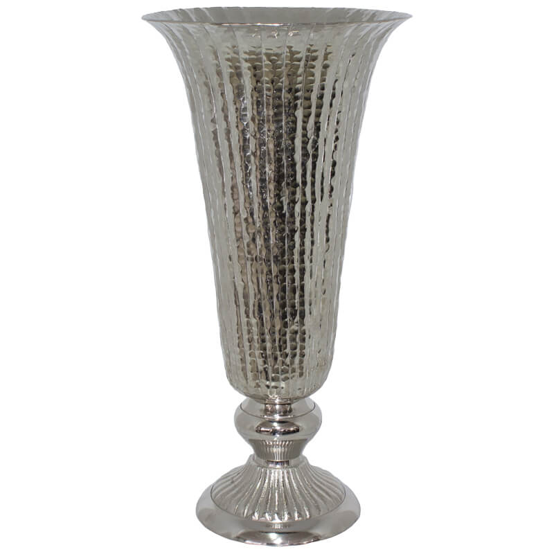 ALU SPARKLE FLARED FTD VASE 43CM