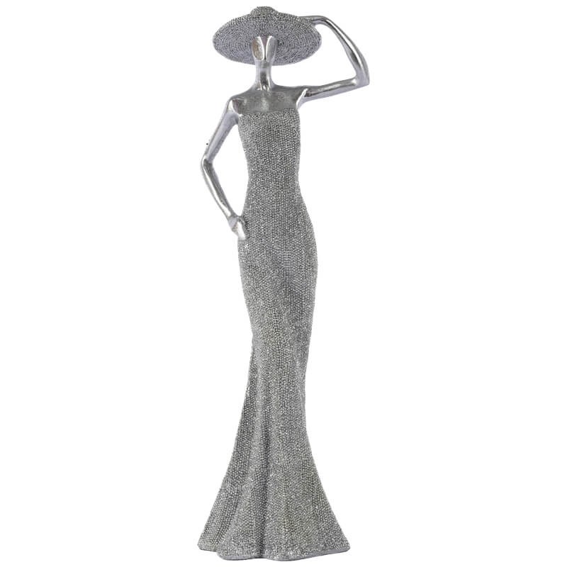 GLAMOUR LADY HAND ON HAT 36CM
